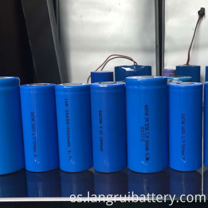 18650 3.7V 2400mAh/ 2600mAh Batería de iones de litio 3C Tasa de descarga